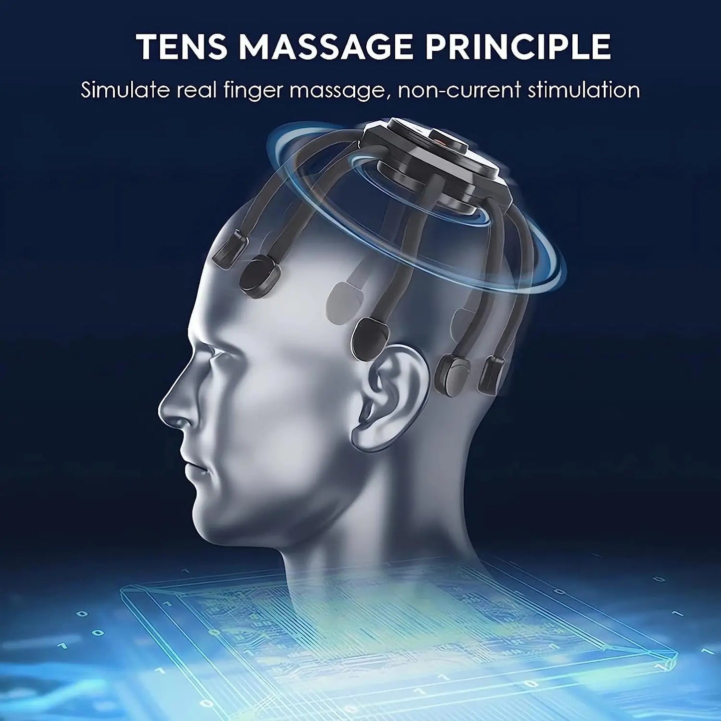 Ultra Scalp Massager,Electric Scalp Massager , 360 Degree Head Massager