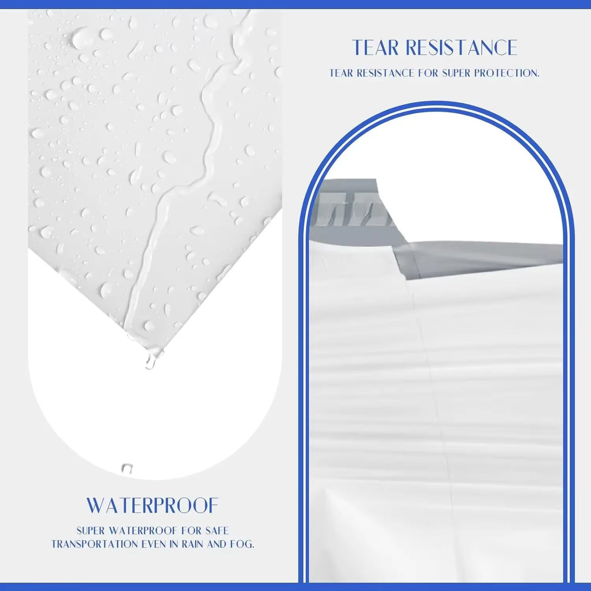10-40Pcs Self Seal Shipping Bags Portable Poly Mailers Strong Adhesive Packing Mailing Envelopes 17X32Cm 28X42Cm 32X45Cm 25X32Cm